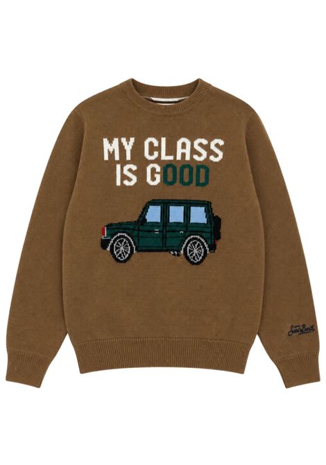 Beige wool sweater for children MC2 SAINT BARTH | GOOD CLASS CAR 19/DEBBEIGE
